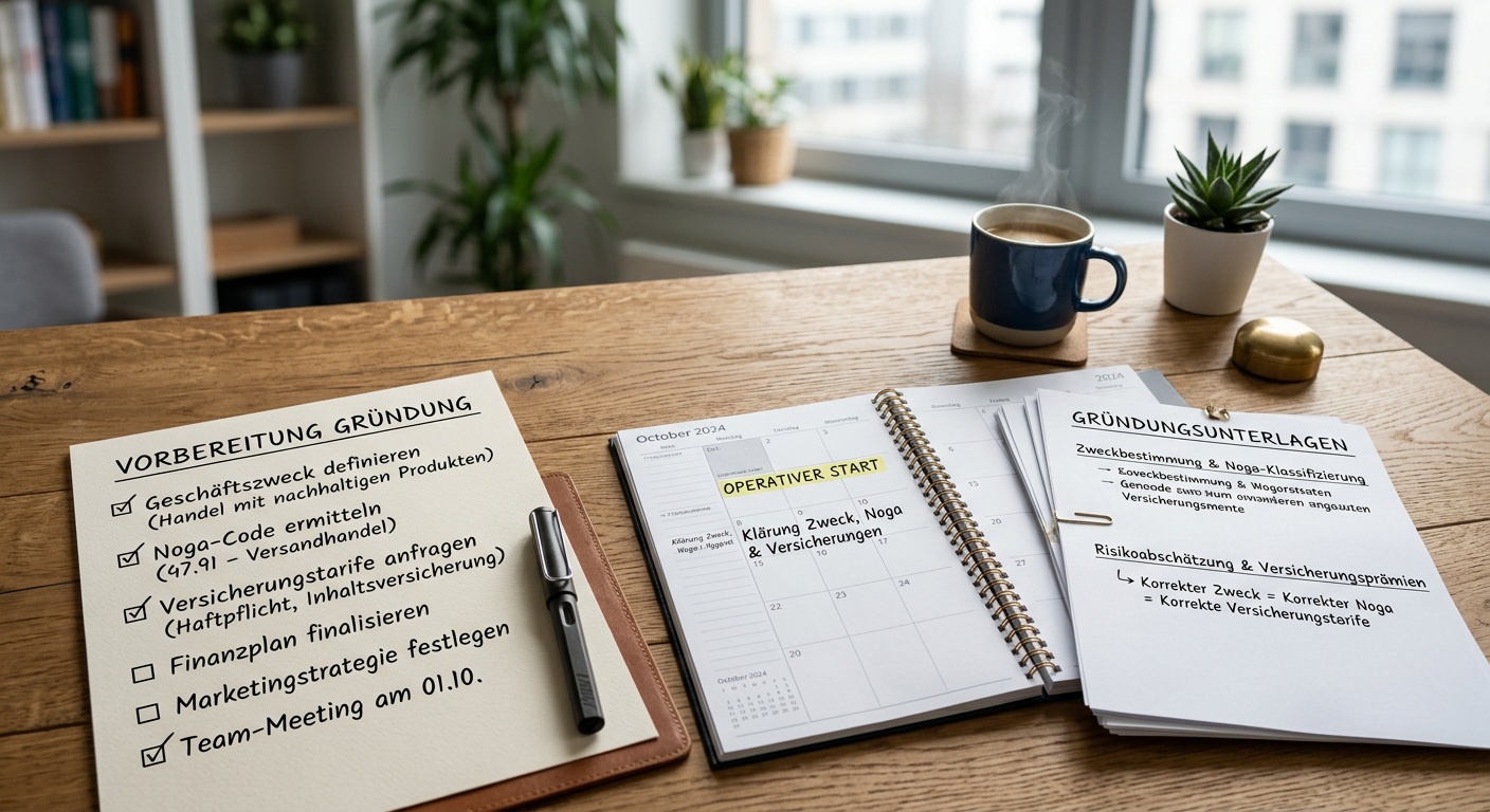 Checkliste zur Abstimmung von Zweck, NOGA-Code, Versicherungen und Suva
